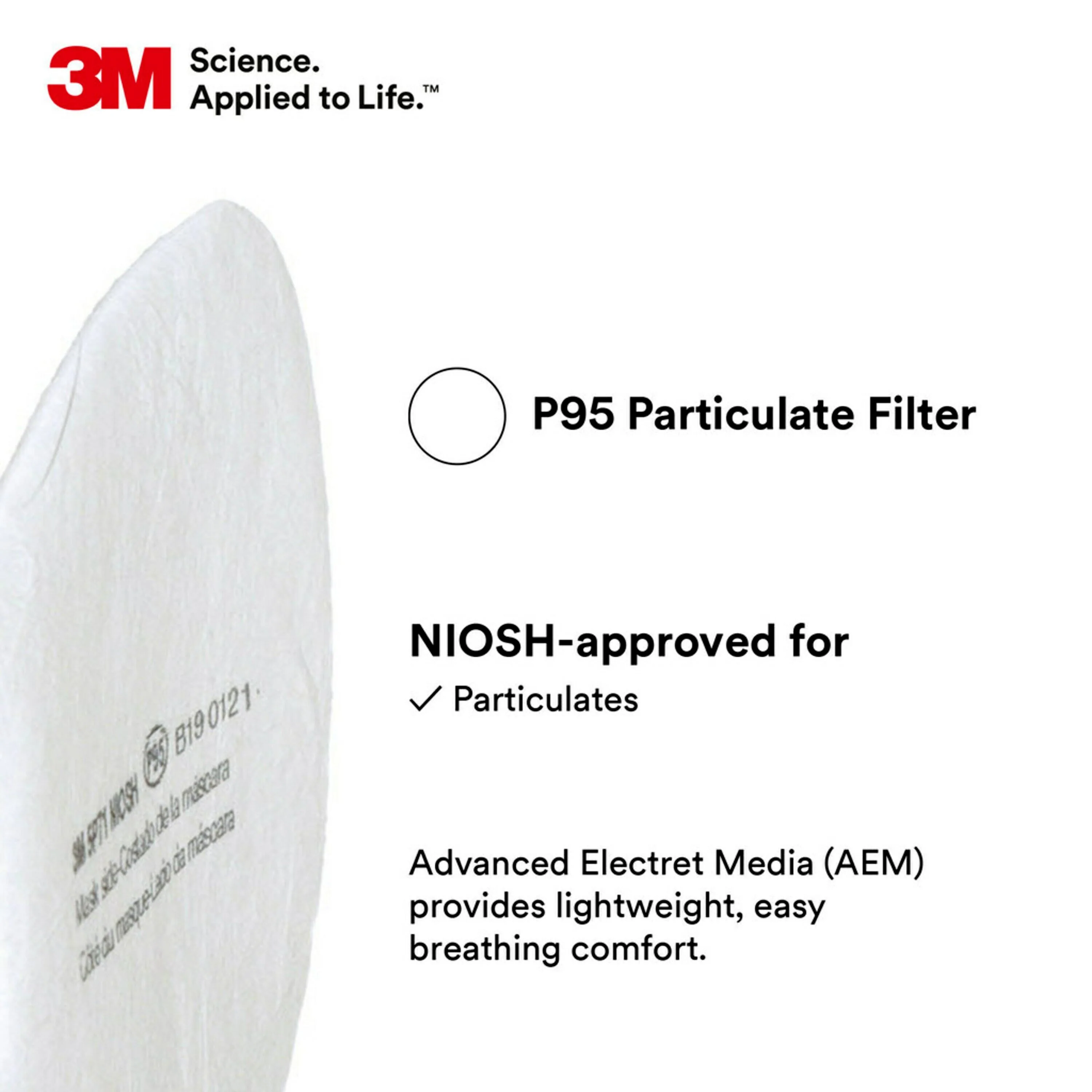 3M™ P95 Particulate Filters For 6001 Vapour Cartridge (10 Pack) - Image 9