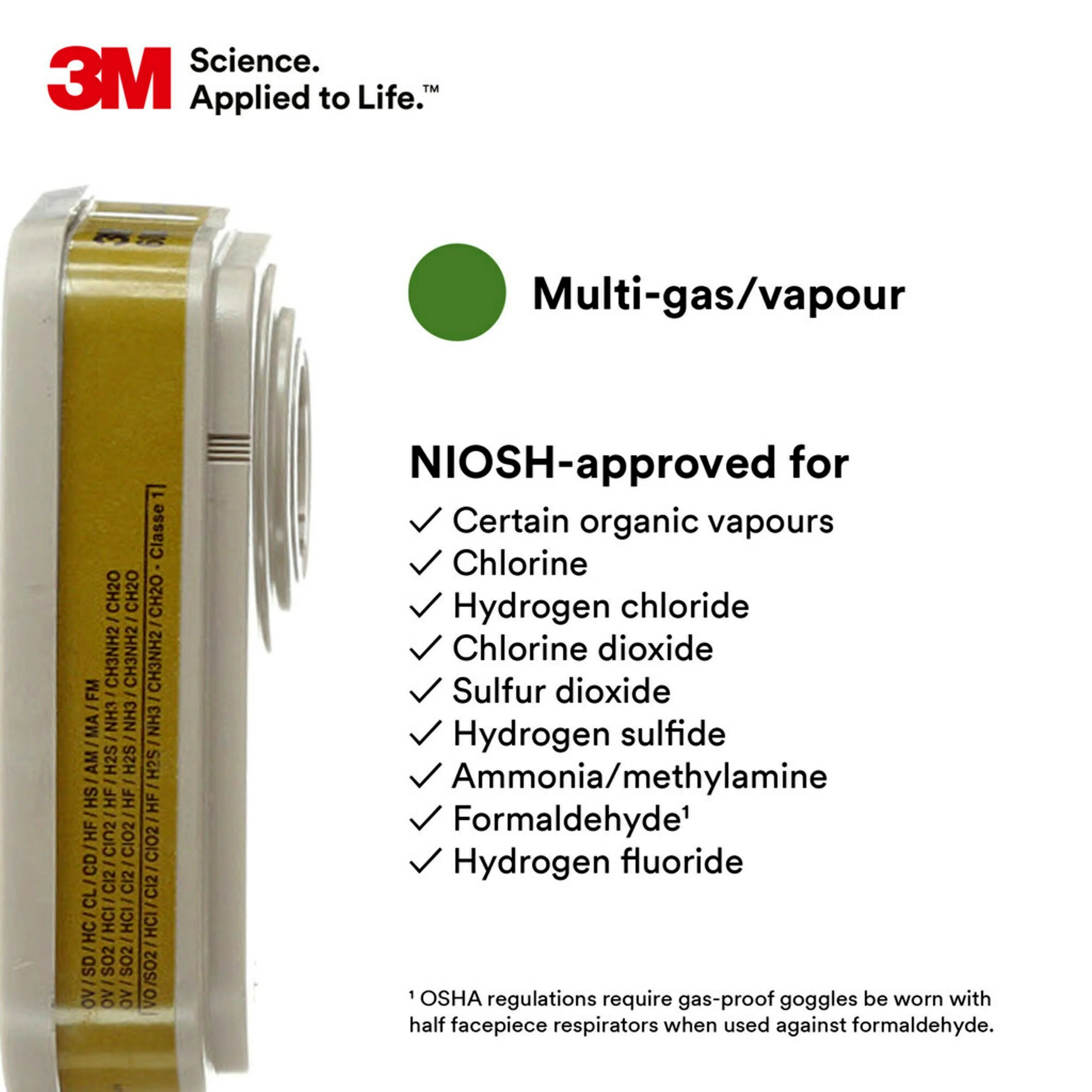 3Mâ„¢ Pair Of Multi-Gas/Vapour Cartridges - Image 5
