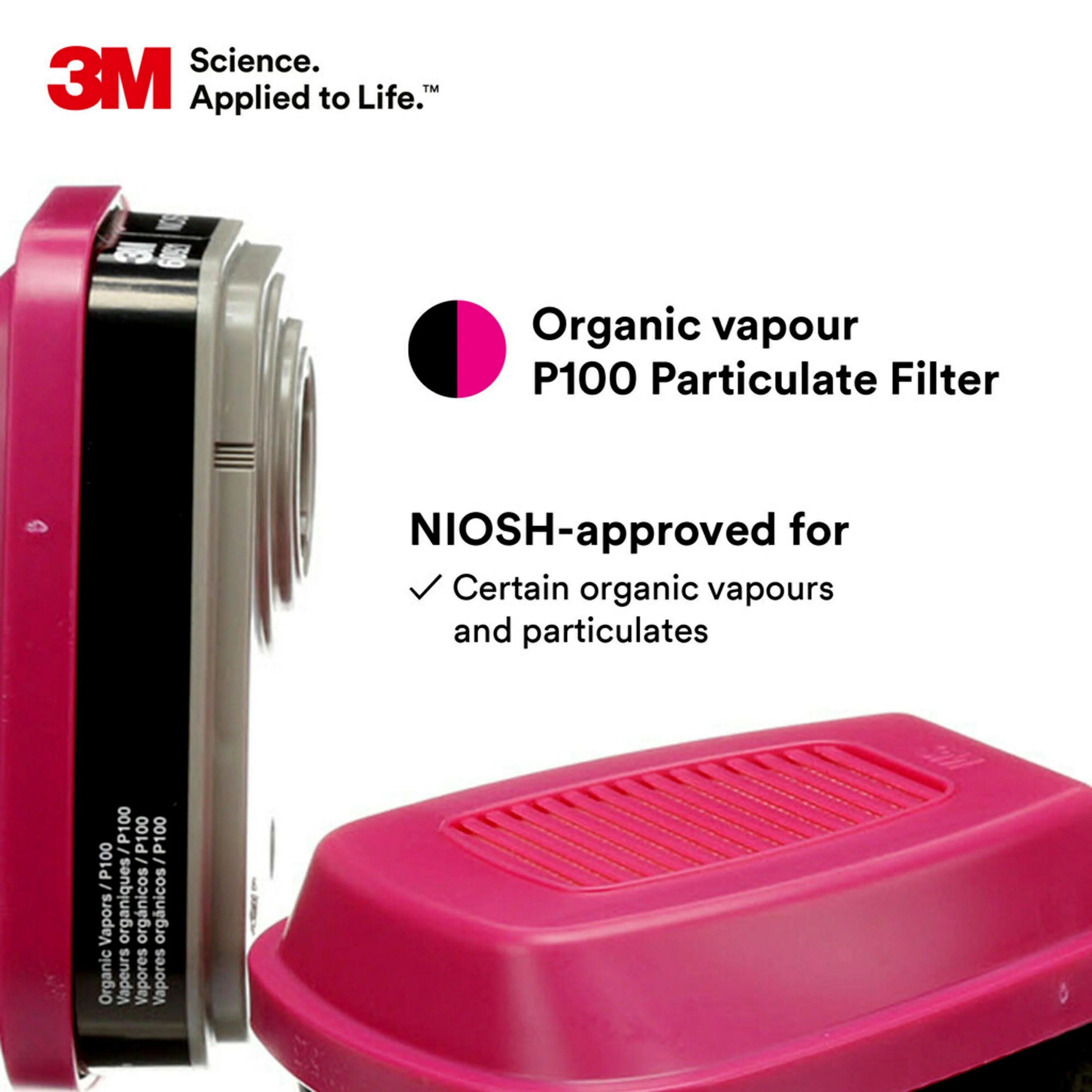 3M™ Pair Of Organic Vapour Cartridges/Filters - Image 5