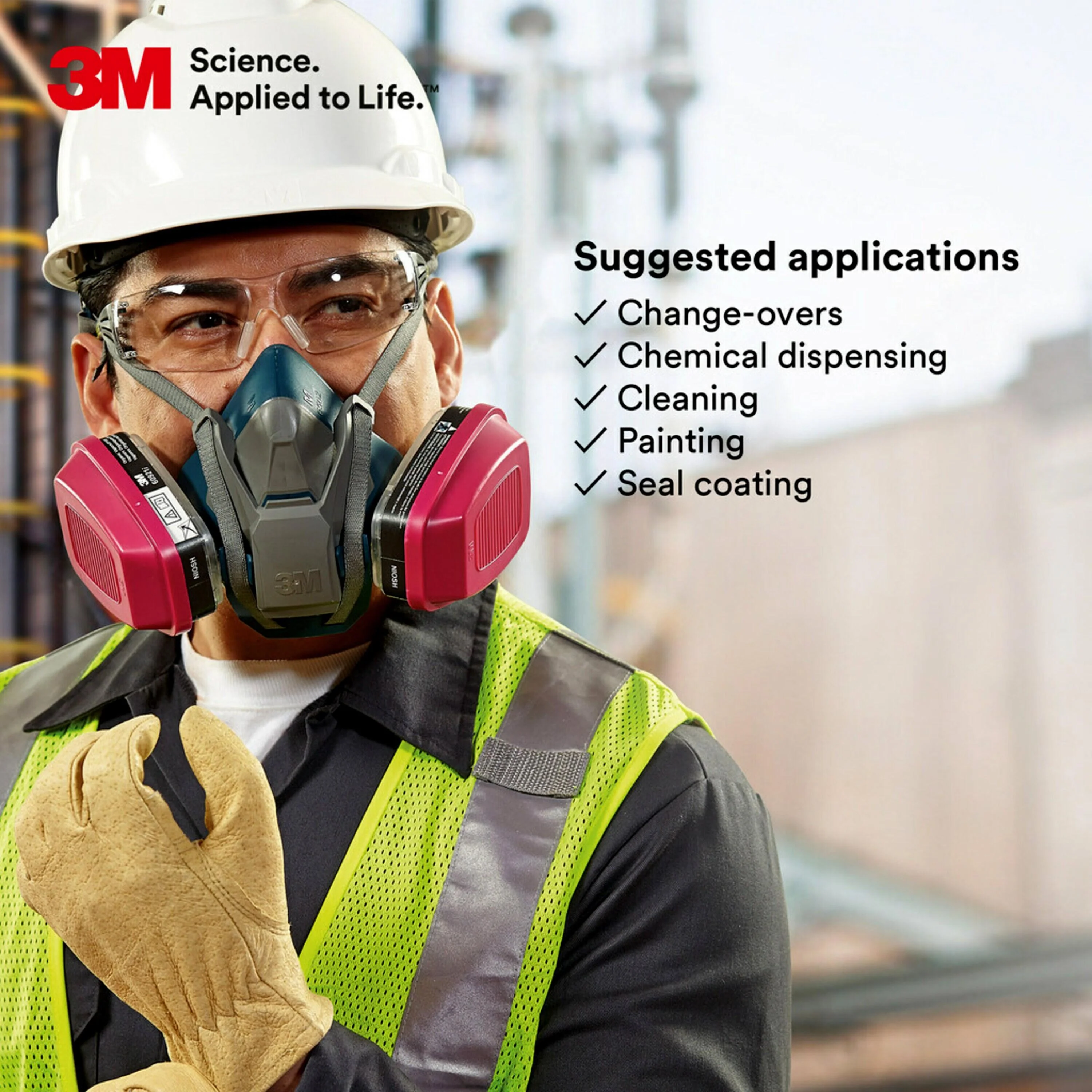 3M™ Pair Of Organic Vapour Cartridges/Filters - Image 6