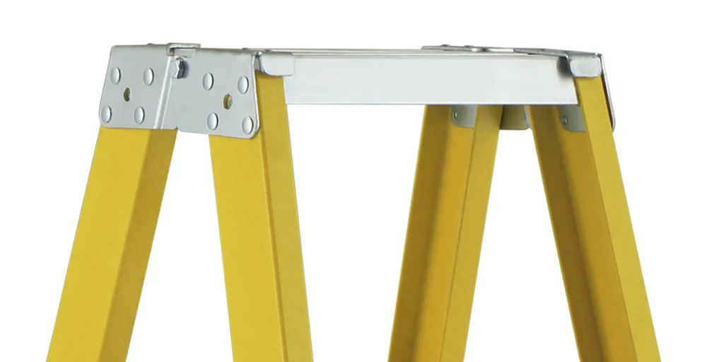 Featherlite Extra Heavy Duty 2-Way Fiberglass Step Ladder (Type 1A) - 8ft - Image 4
