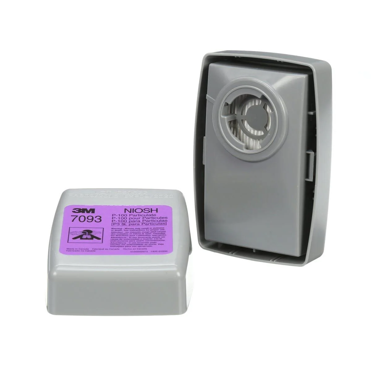 3Mâ„¢ Pair Of 7093B P100 Respirator Particulate Filters - Image 4