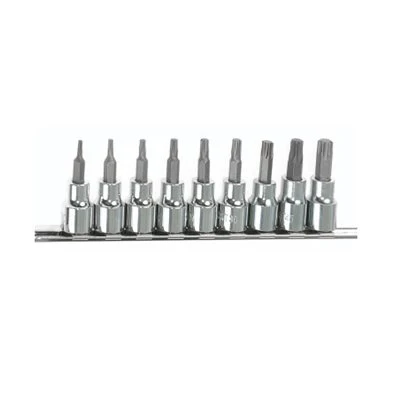 Tooltech 10 pc. Torx Bit Socket Set 3/8" Drive - Image 2
