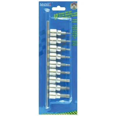 Tooltech 10 pc. Torx Bit Socket Set 3/8" Drive - Image 3