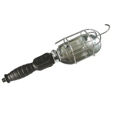 Workshop 75W Incandescent Trouble Light w/ Hook - 25ft Green Cord - Image 3
