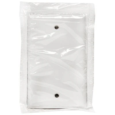 Leviton Blank Wall Plate 1 Gang White - Image 4