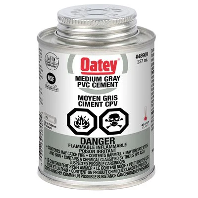 PVC Cement Grey w/ Brush - 237mL