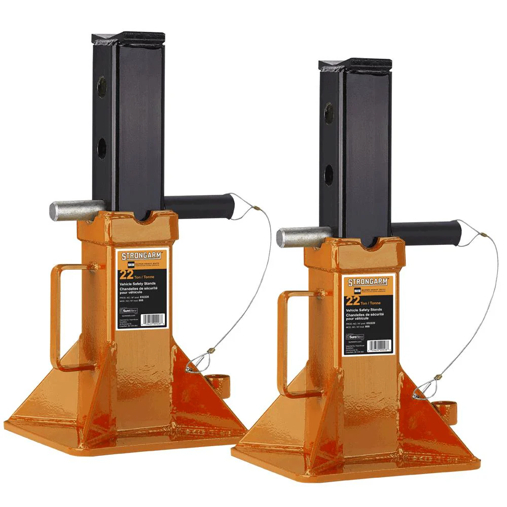 StrongArm 22 Ton Pin-Type Safety Stands - Pair