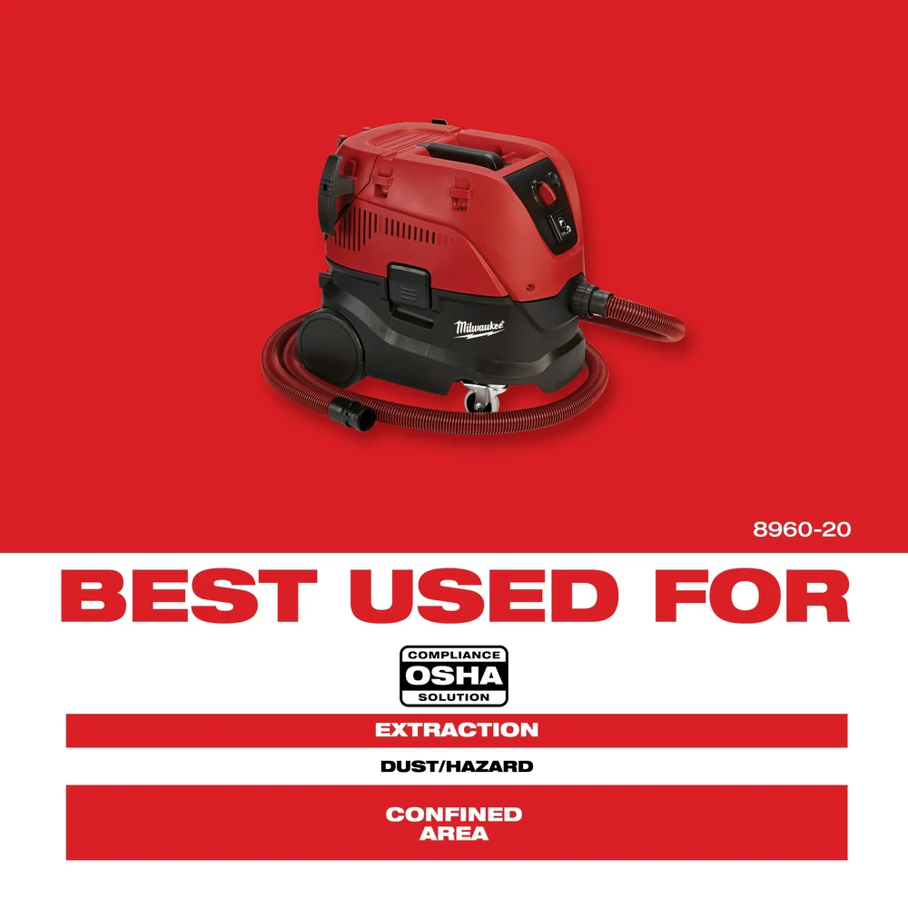 Milwaukee 8 gal. HEPA Dust Extractor - Image 9