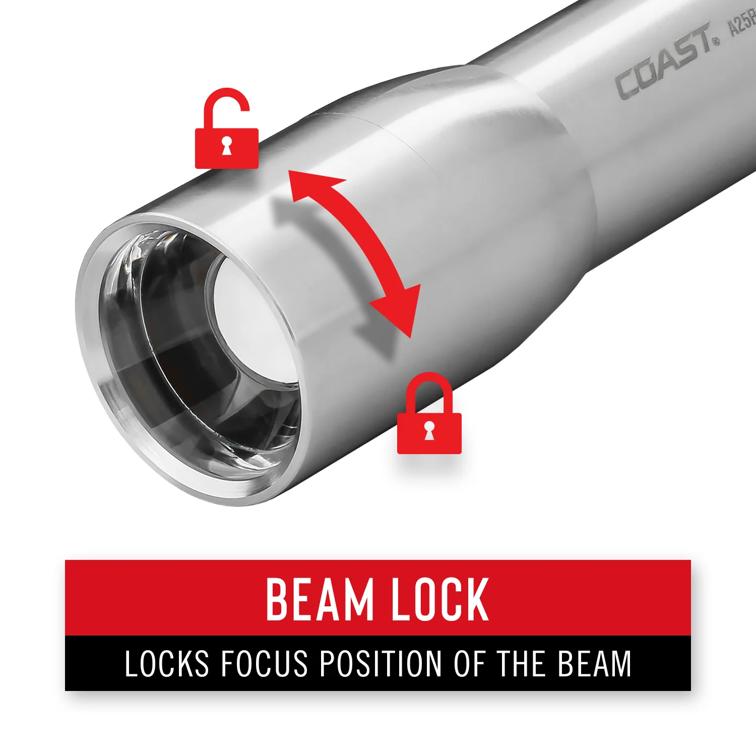 Coast A25R Rechargable Handheld Flashlight - Image 9