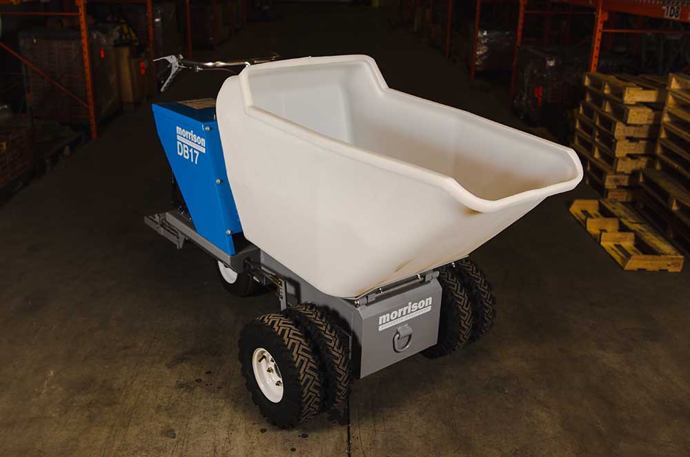 Bartell DB17 Concrete Power Buggy Electric Start w/ Foam Filled Tires - Image 2