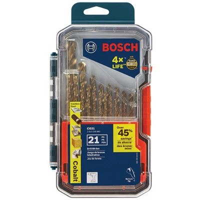 Bosch 21 pc. Cobalt Drill Bit Set - Image 2