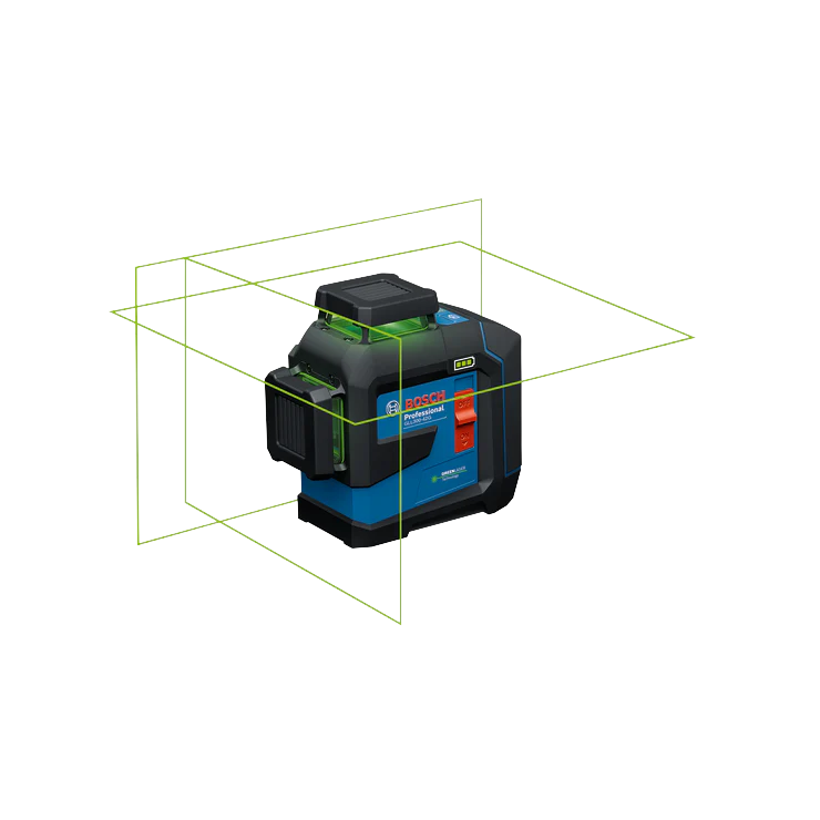 Bosch 3.7V 360⁰ Green-Beam Three-Plane Leveling and Alignment Laser