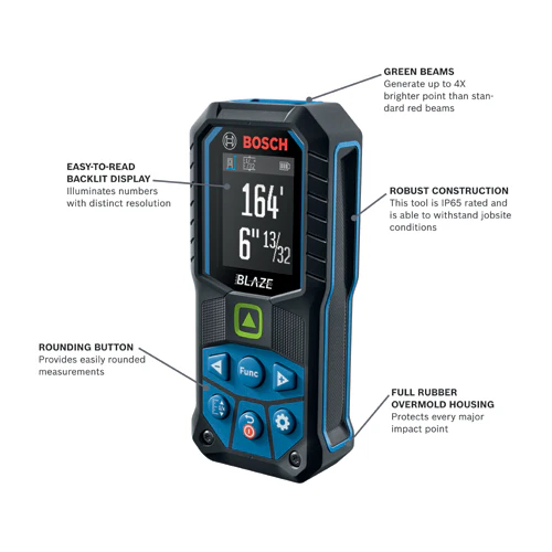 Bosch BLAZE Green-Beam 165ft Laser Measure - Image 2