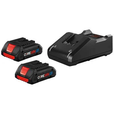 Bosch GXS18V-11N25 18V 4.0Ah CORE Slim Battery & Charger Kit