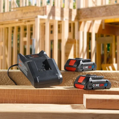 Bosch GXS18V-11N25 18V 4.0Ah CORE Slim Battery & Charger Kit - Image 7