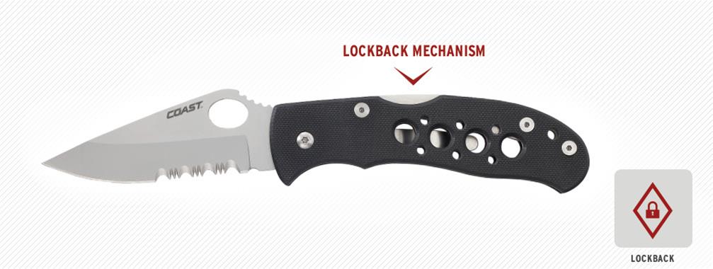 Coast BX300 LockBack Knife 3" - Image 2