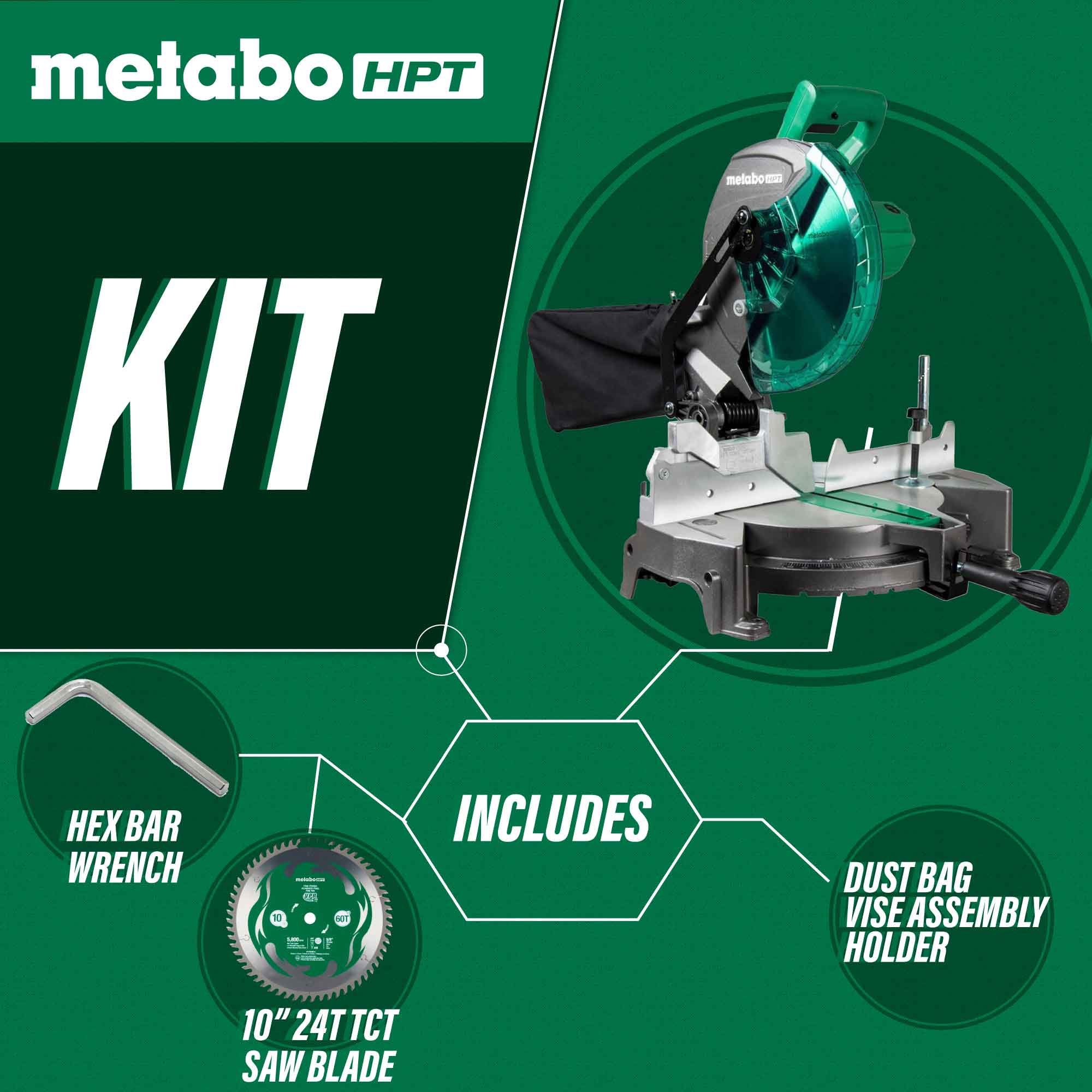 Metabo 10" Compound Miter Saw - Image 3