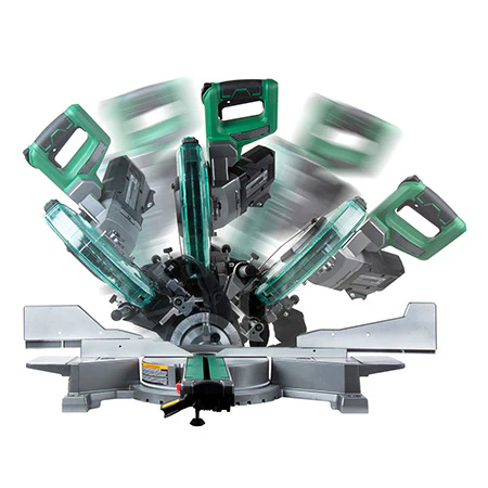 Metabo 36V MultiVolt 10" Dual Bevel Sliding Cordless Mitre Saw - Tool Only - Image 4