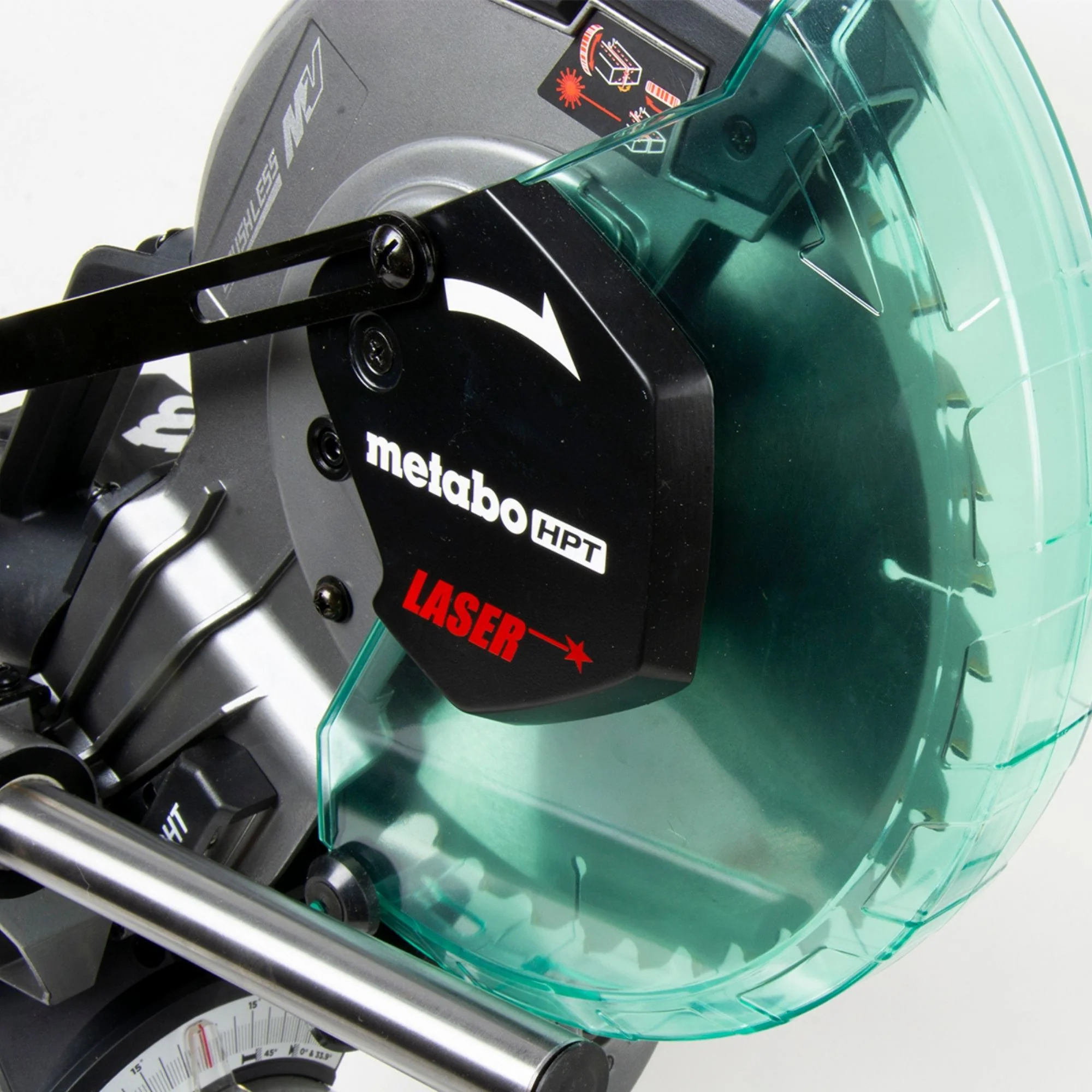 Metabo 36V MultiVolt 10" Dual Bevel Sliding Cordless Mitre Saw - Tool Only - Image 5
