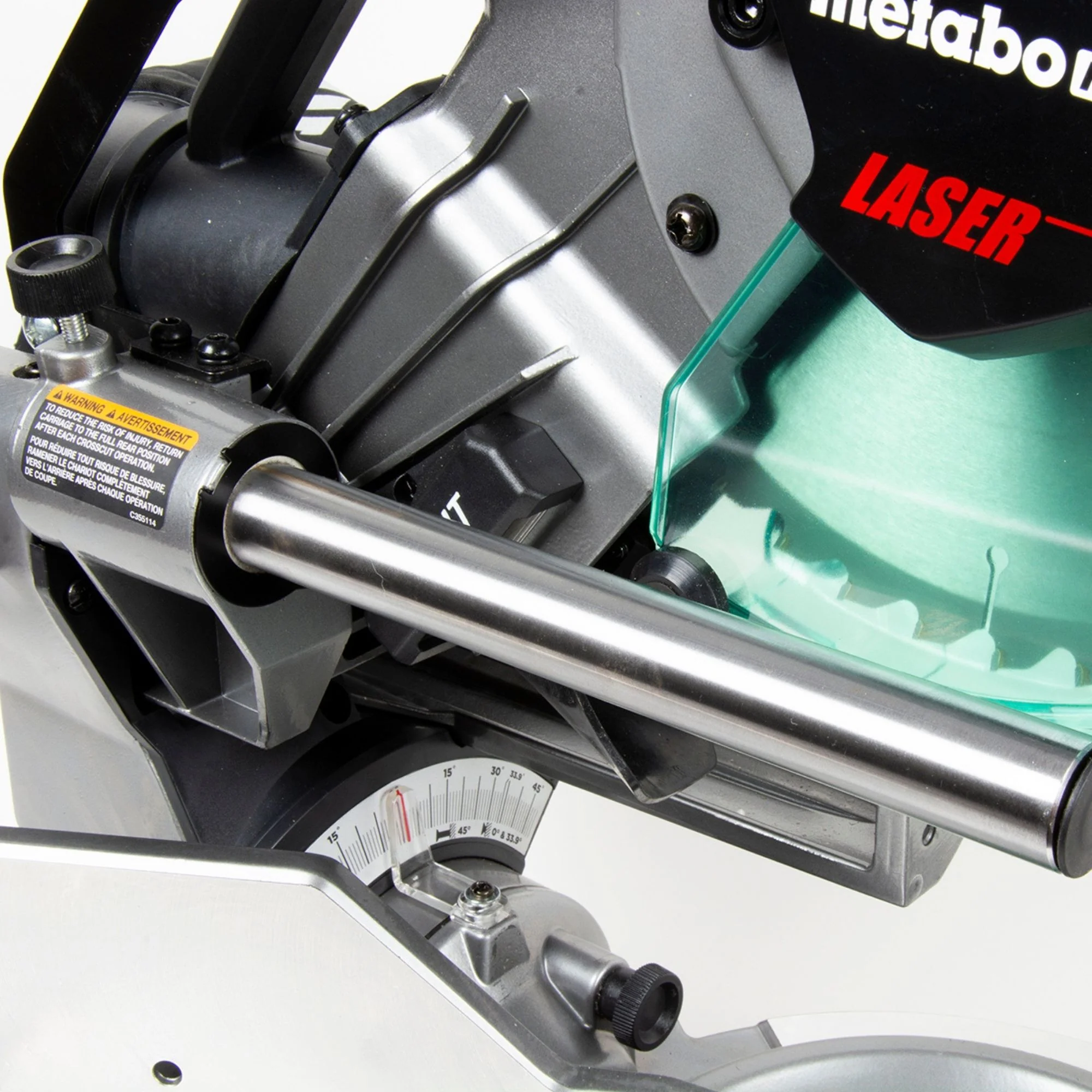 Metabo 36V MultiVolt 10" Dual Bevel Sliding Cordless Mitre Saw - Tool Only - Image 9