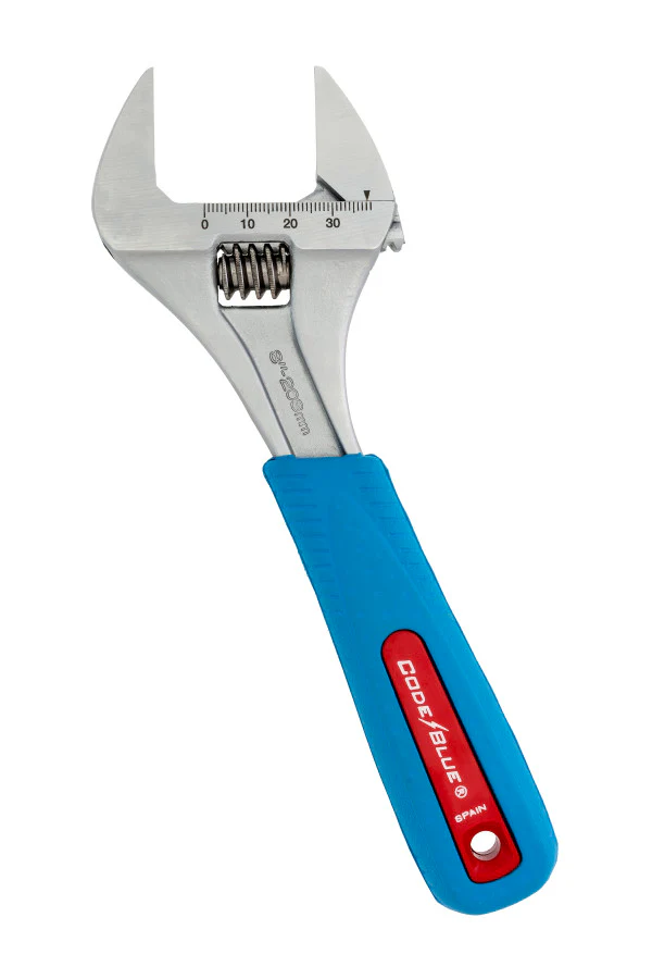 Channellock CODE BLUE® WIDEAZZ® Slim Jaw Adjustable Wrench - Image 9