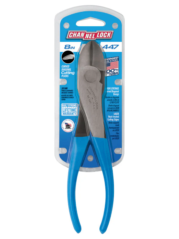 Channellock High Leverage Curved Diagonal Cutting Pliers - Image 5