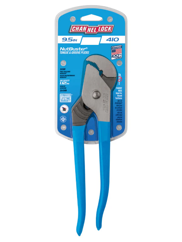 Channellock NutBuster Parrot Nose Tongue & Groove Pliers - Image 5