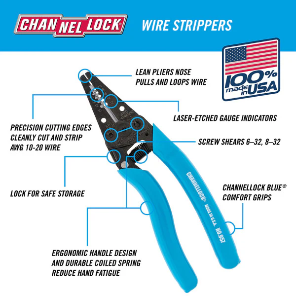Channellock Wire Stripper - Image 6