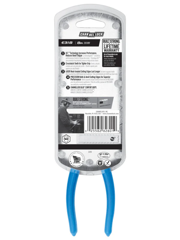 Channellock XLT Combination Long Nose Pliers With Cutter - Image 8