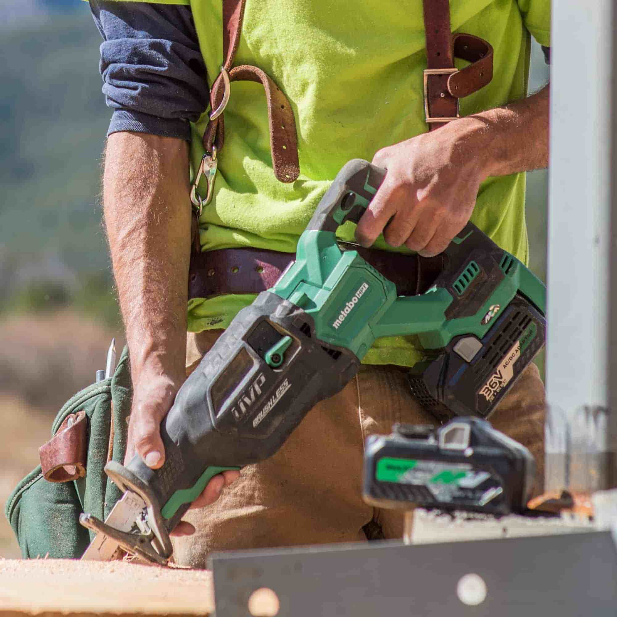 Metabo 36V MultiVolt Cordless Reciprocating Saw - Tool Only - Image 5