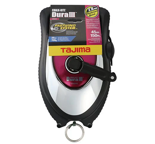 Tajima Chalk-Rite® Dura III Large Chalk Box Chalk Line - 150ft - Image 5