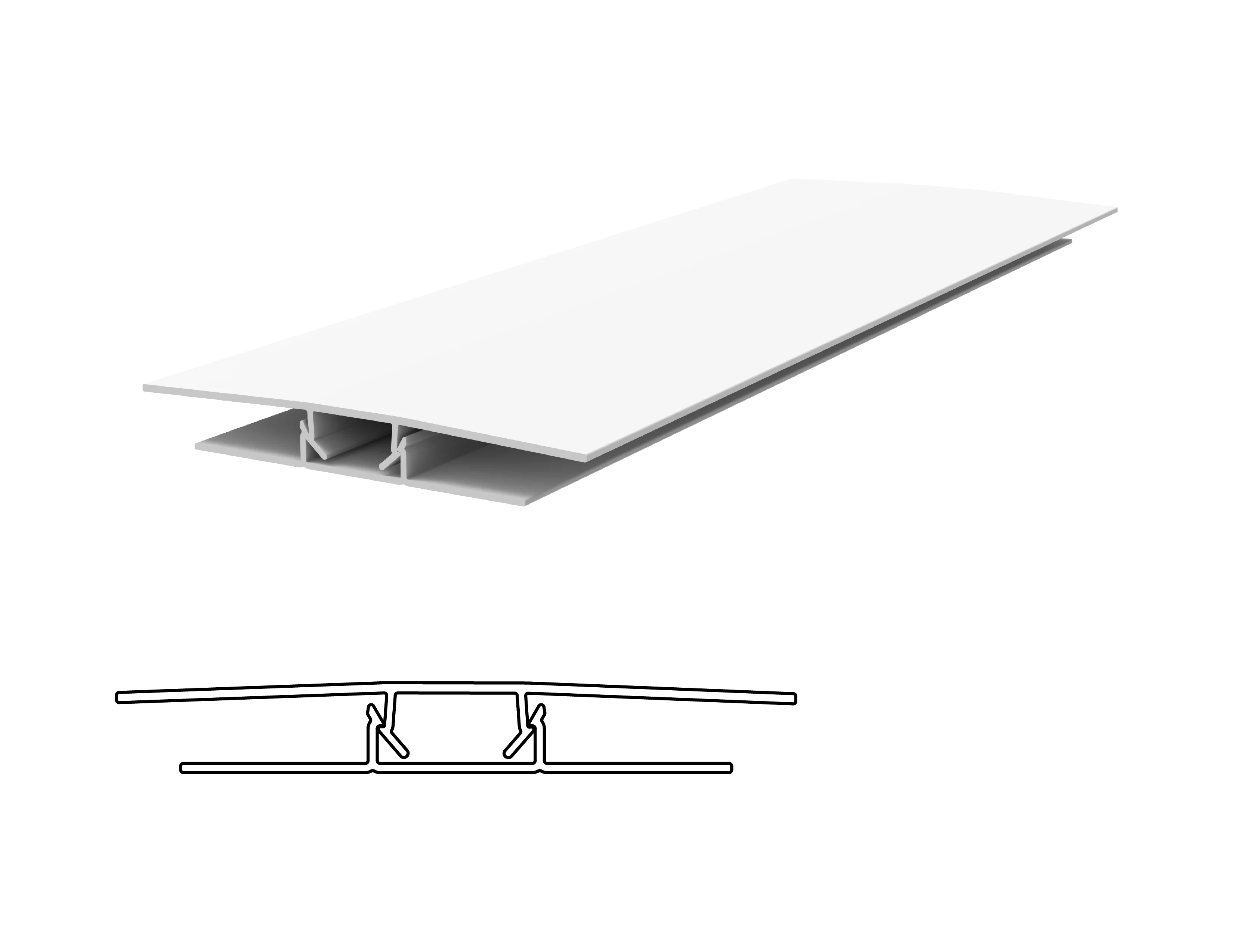 CrownCore H-Trim For Wall Panels - Image 3
