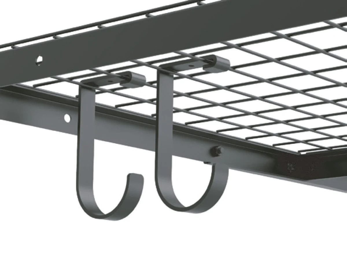 Crownwall 4PK Interior Hooks For Overhead Storage Rack - Image 2