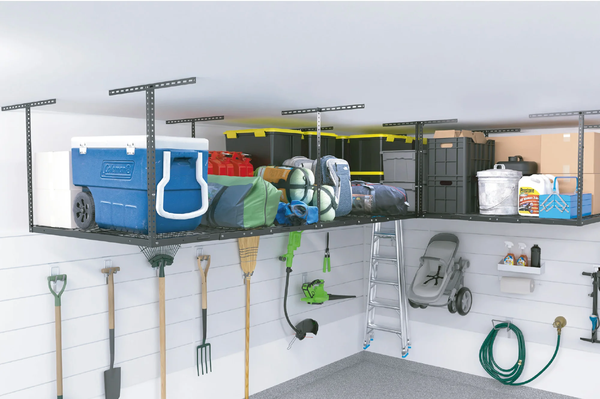 Crownwall Overhead Storage Ceiling Rack - 4ft x 8 ft - Image 3