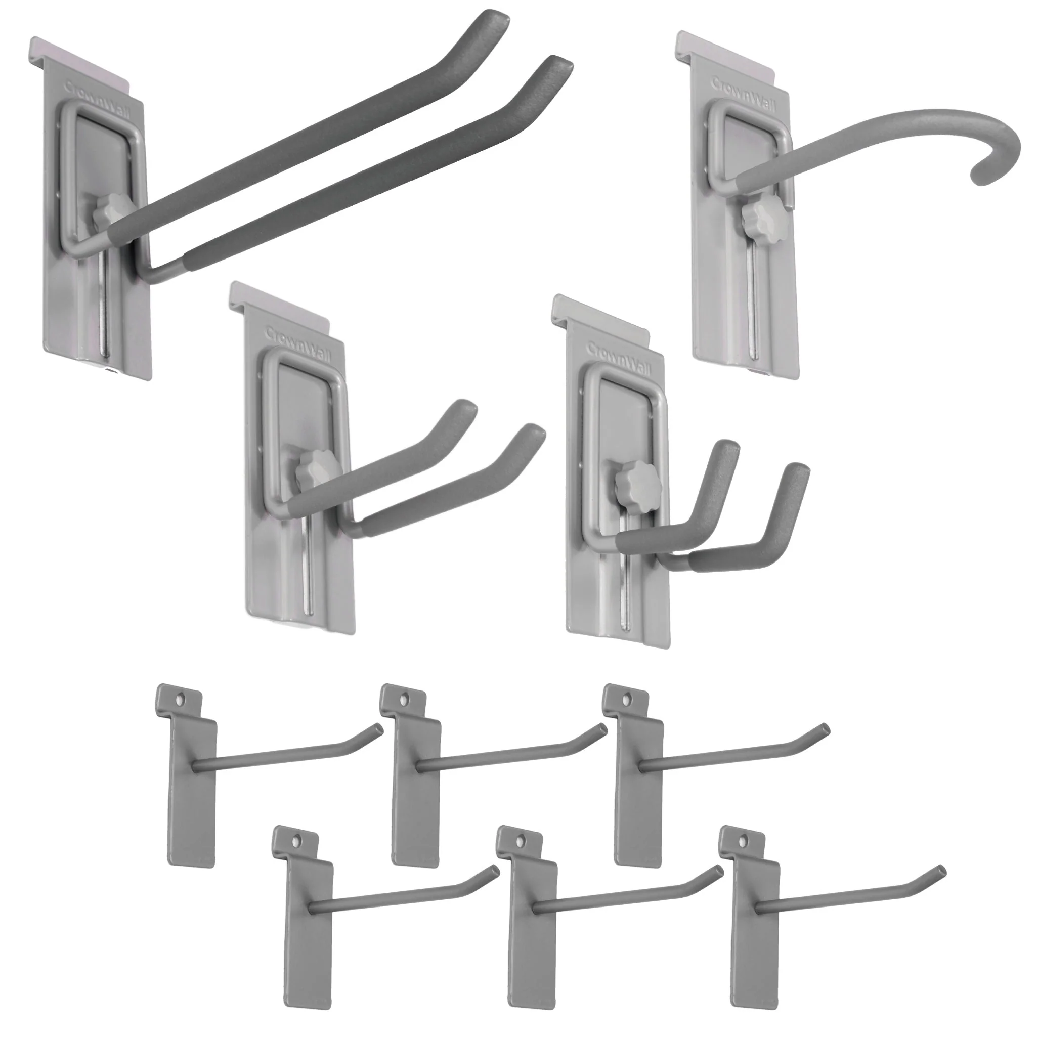 Crownwall 10 Piece Hook Kit Slatwall Accessory - Image 8
