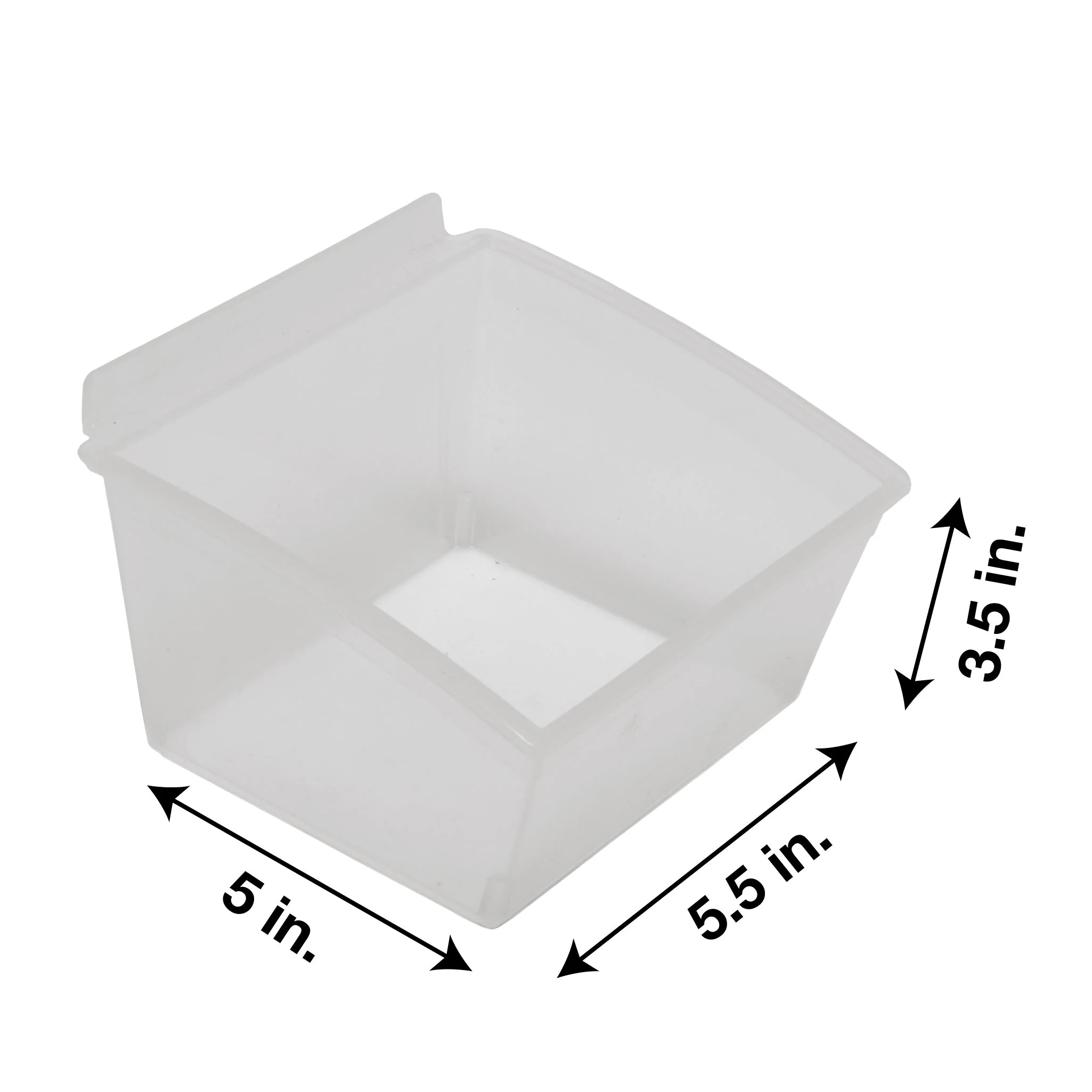 Crownwall Small Plastic Bin Slatwall Accessory - Image 2