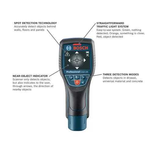 Bosch Wall/Floor Scanner Universal Detection Device w/ Radar - Image 2