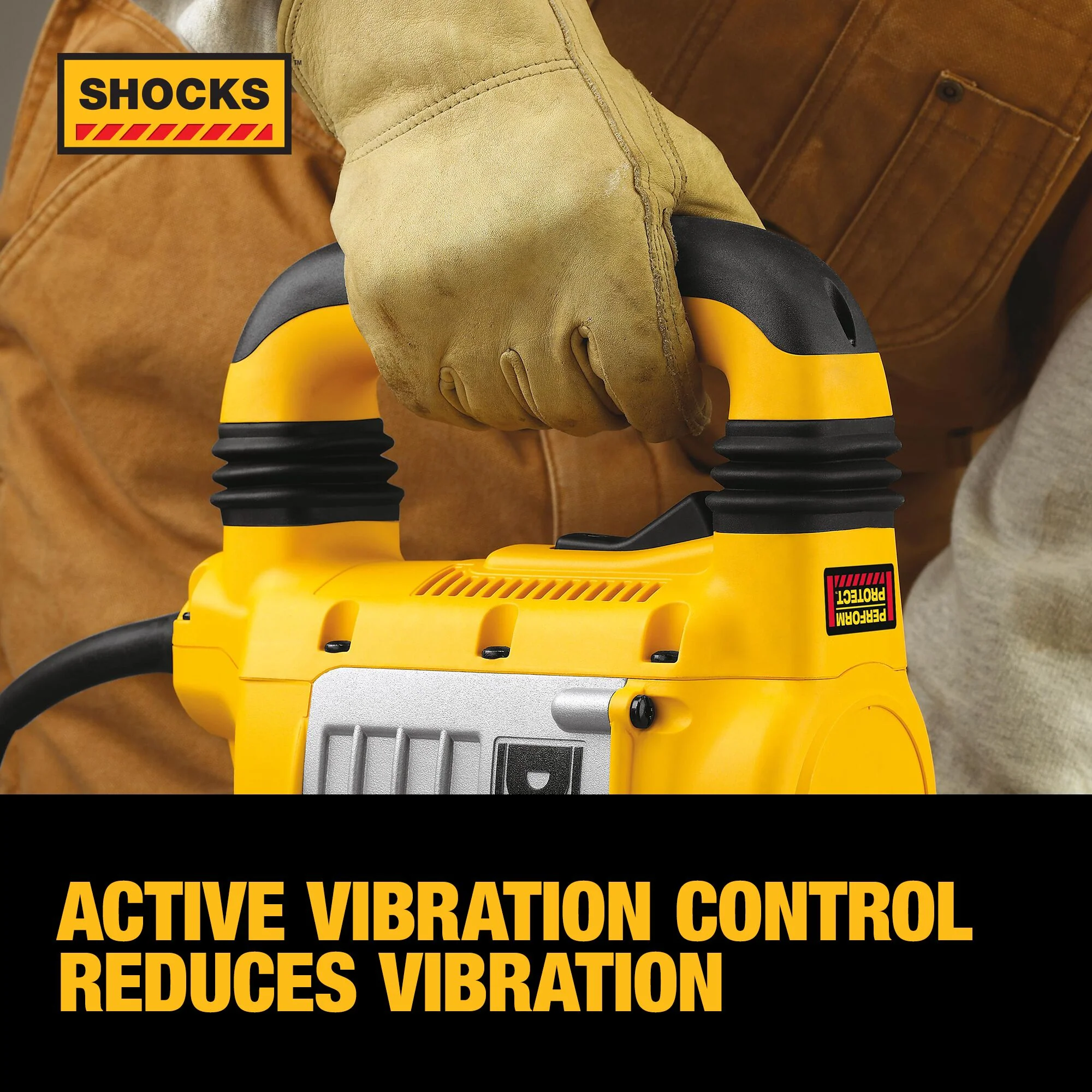 DeWalt 23 lbs SDS MAX In-Line Demolition Hammer w/ Shocks - Image 7
