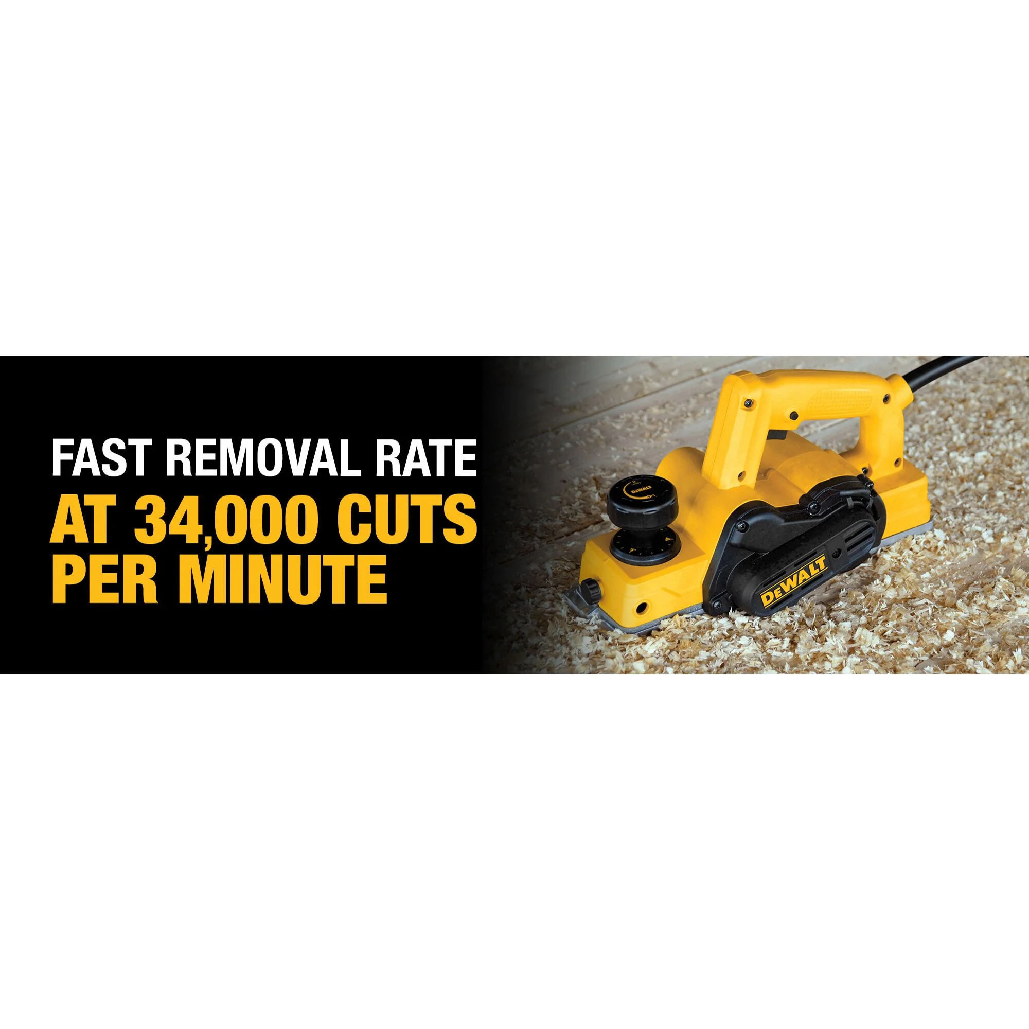DeWalt 3-1/4" Portable Hand Planer - Tool Only - Image 13