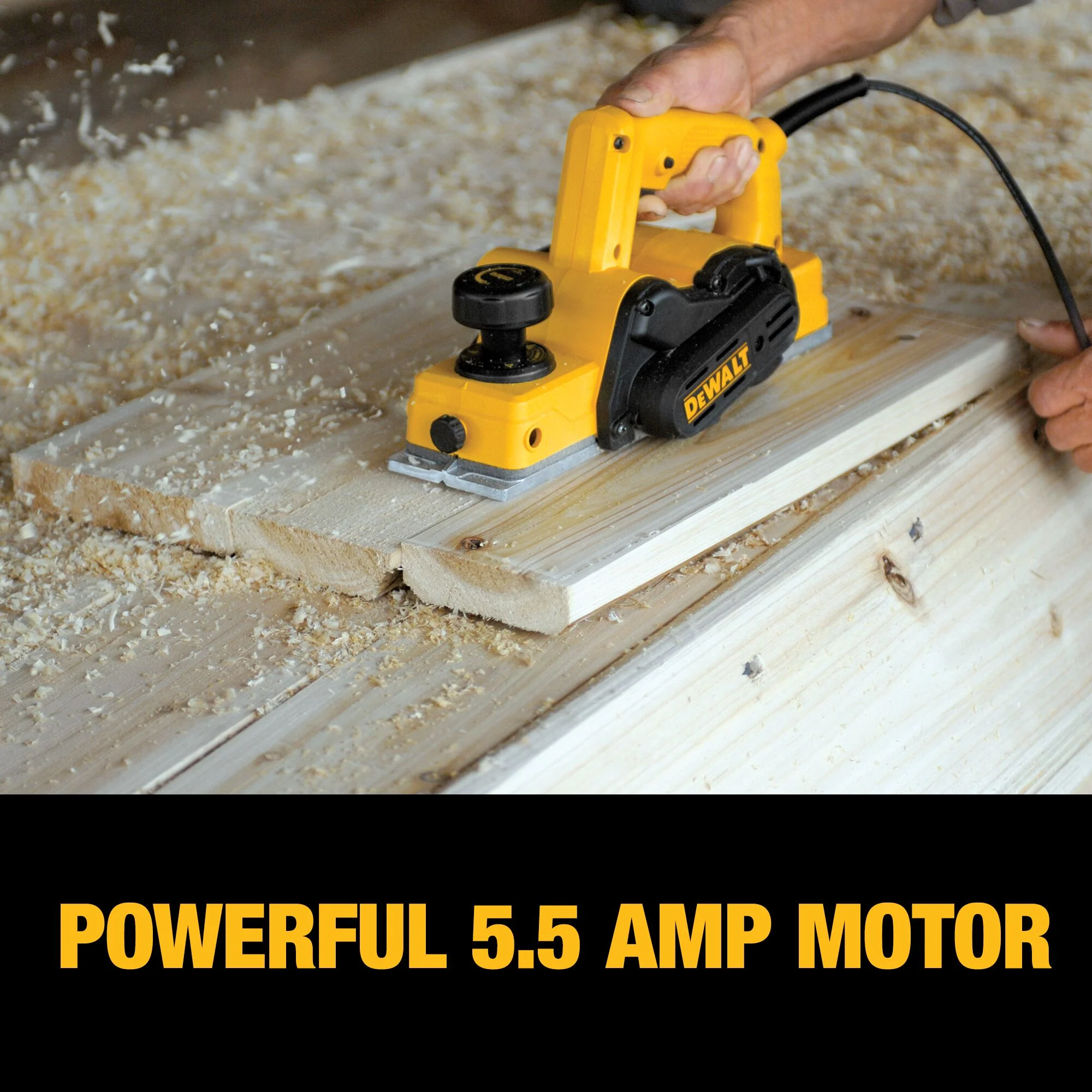 DeWalt 3-1/4" Portable Hand Planer - Tool Only - Image 8