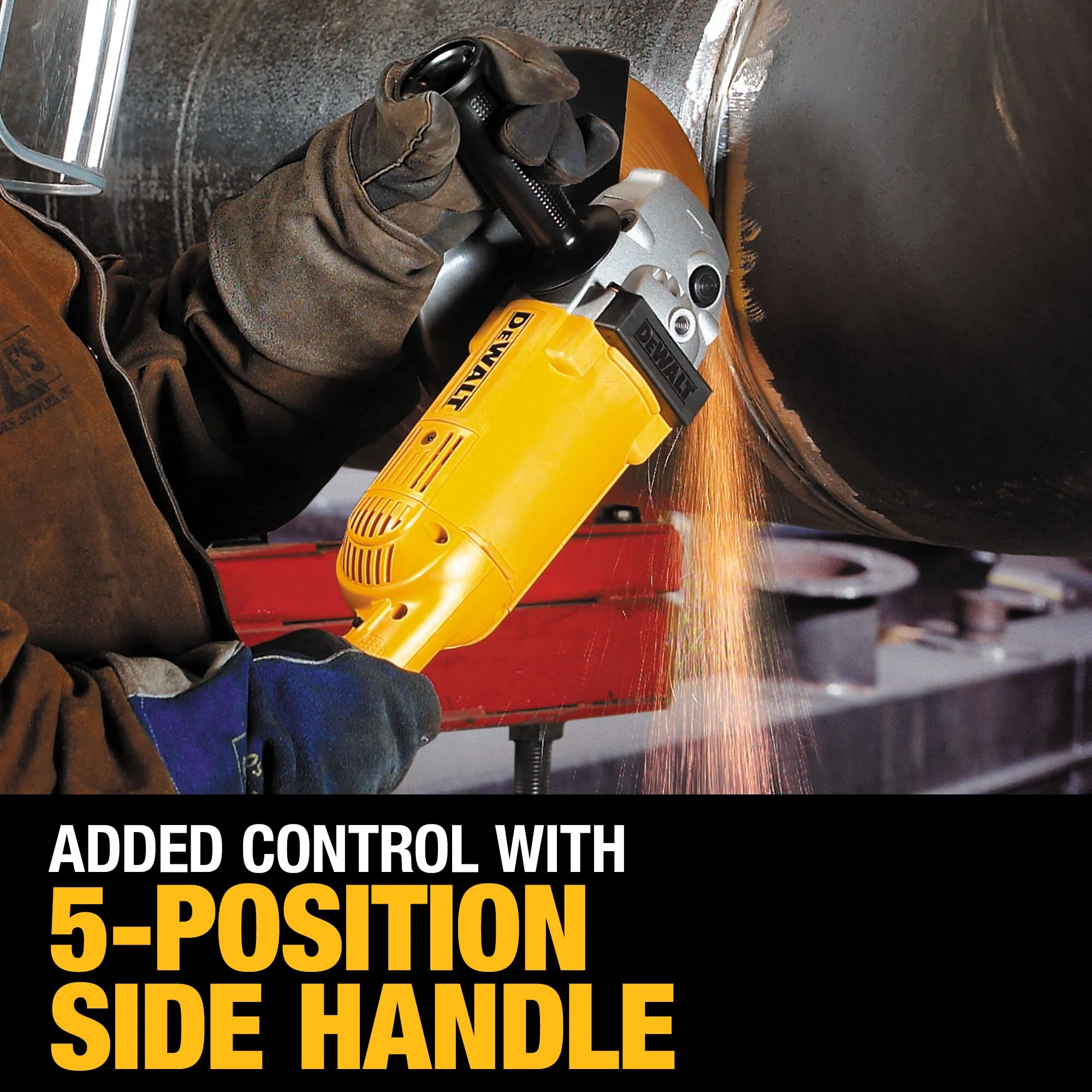 DeWalt 7" & 9" 5.3 HP Angle Grinder - Image 7