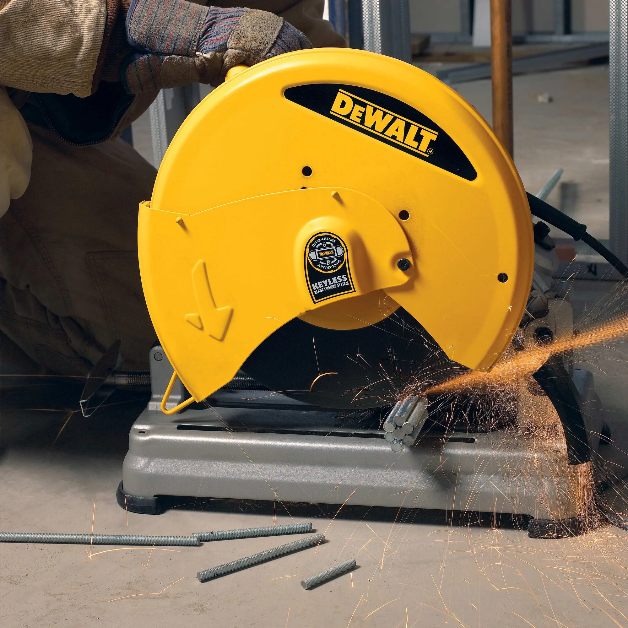 DeWalt 14" Chop Saw w/ Quik Change Keyless Blade Change System - Image 12
