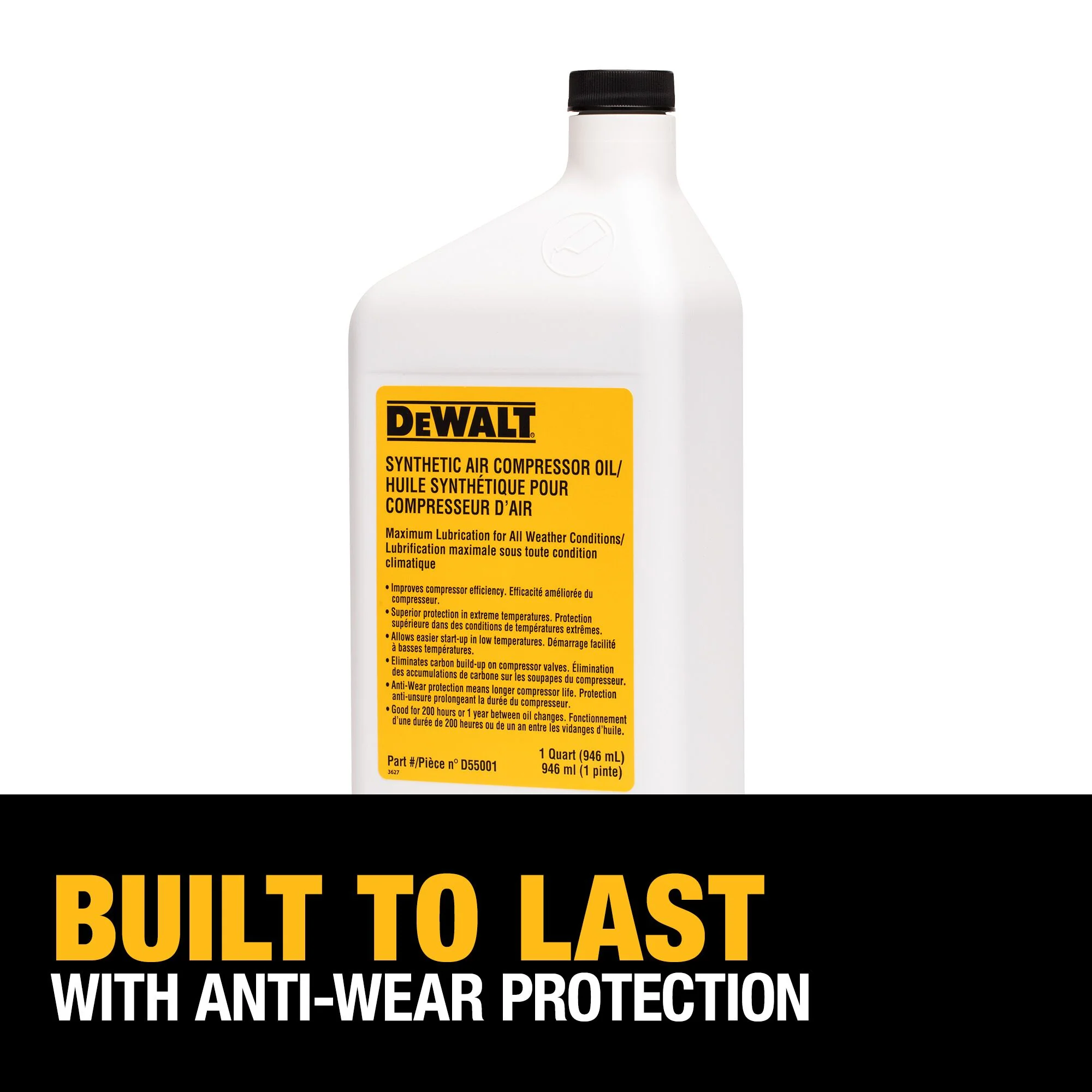 DeWalt 12PK Synthetic Compressor Oil - 946mL - Image 4
