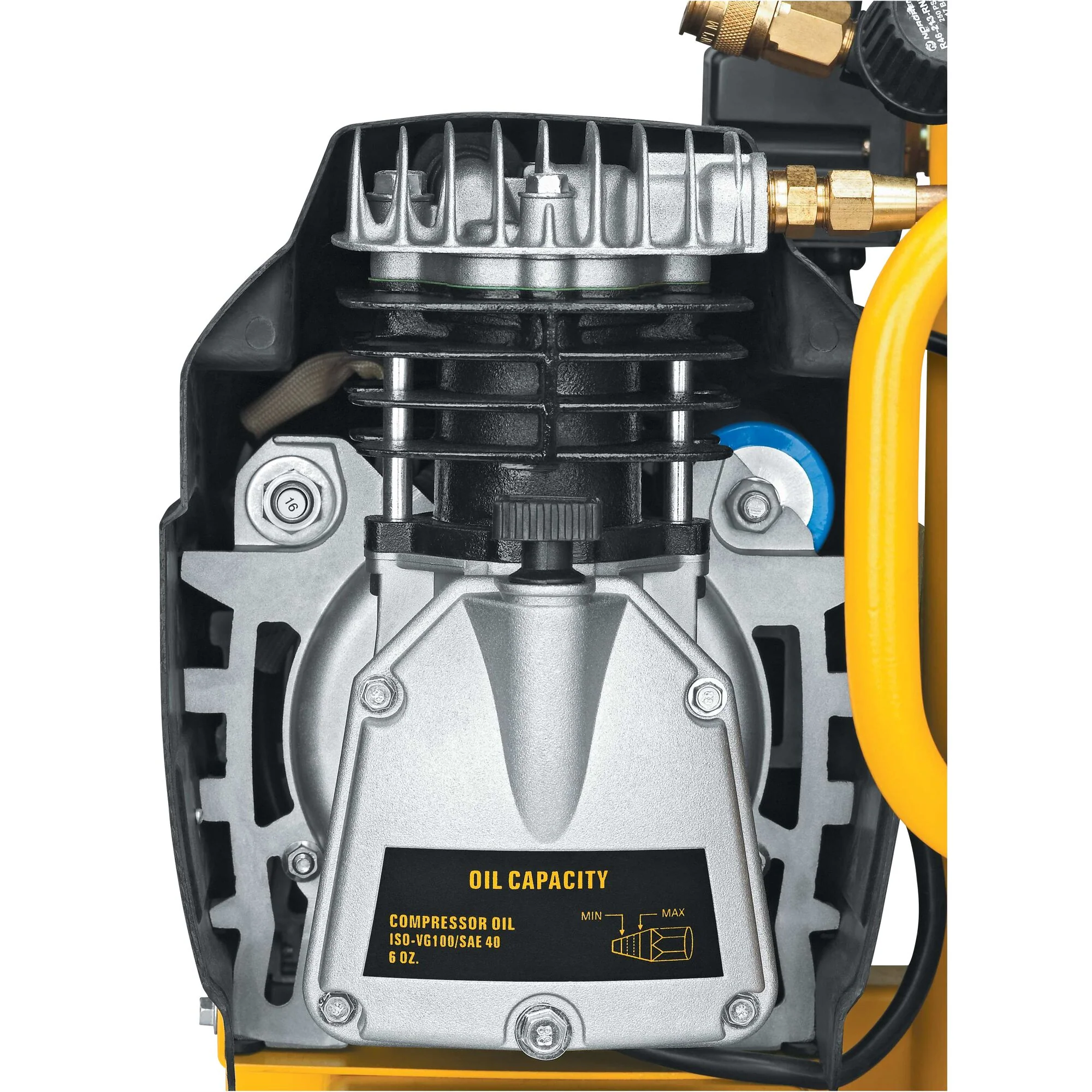 DeWalt 1.1 HP Continuous Twin Tank 4 Gallon Electric Hand Carry Compressor - Image 4