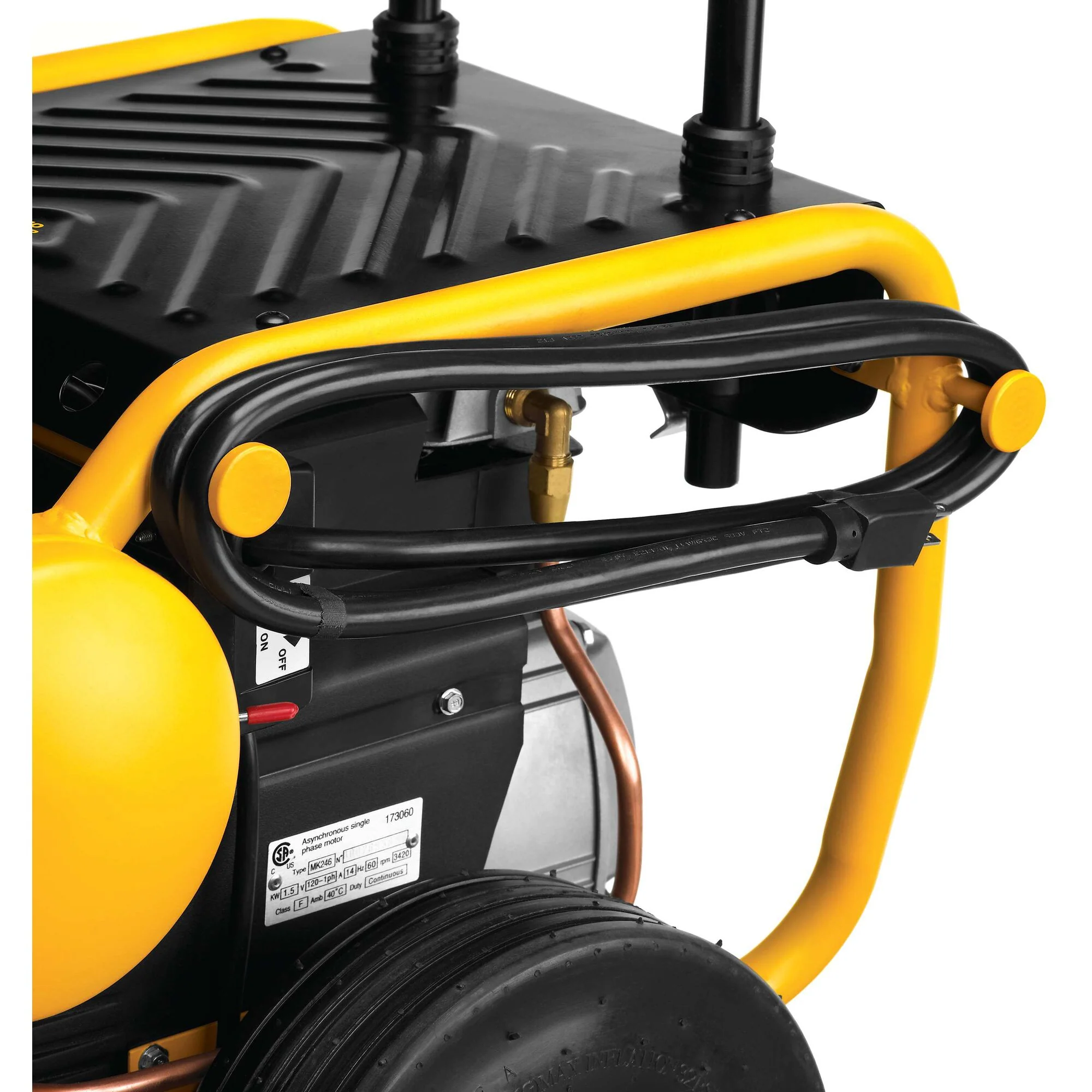 DeWalt 1.1 HP 4 Gallon Electric Dolly Style Compressor - Image 11