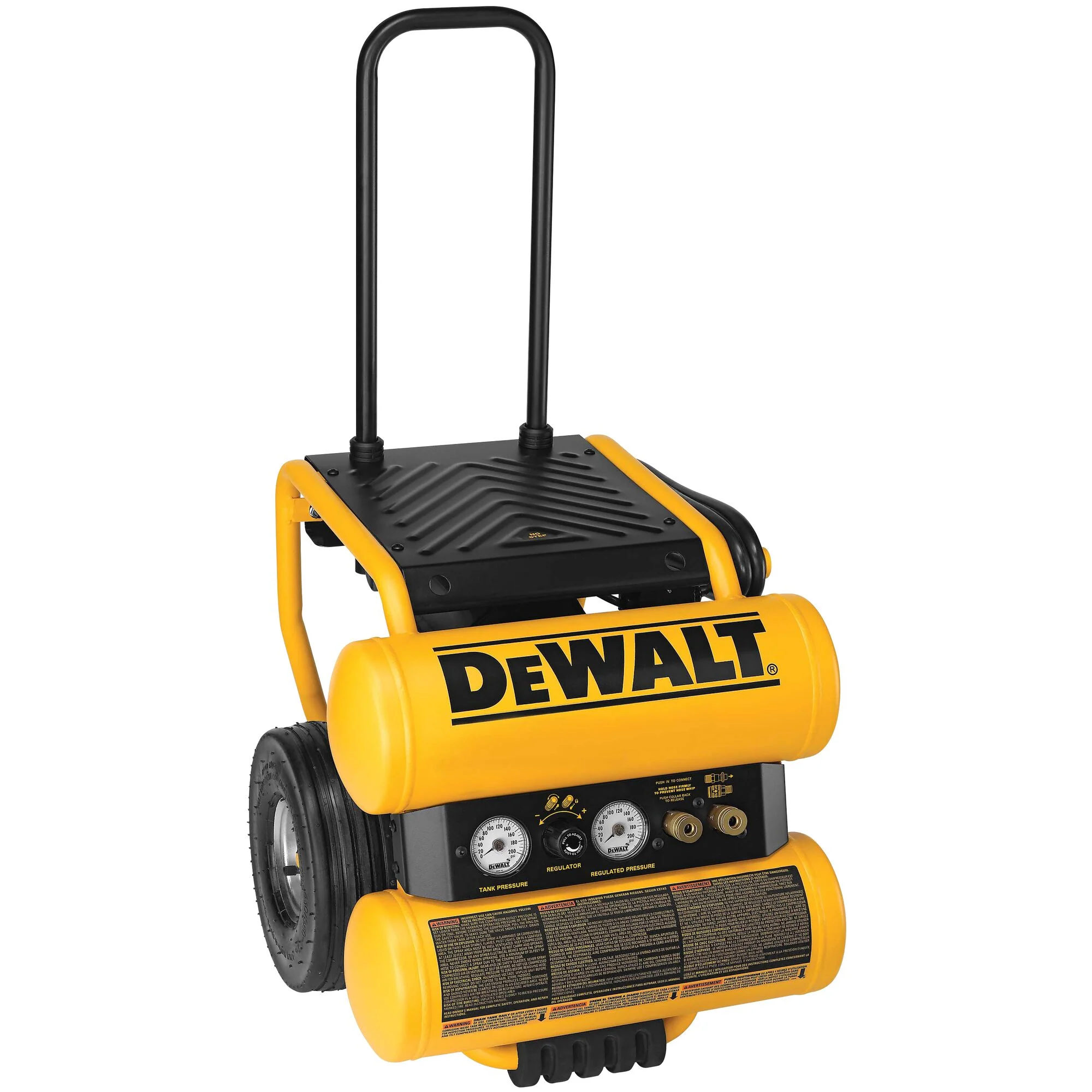 DeWalt 1.1 HP 4 Gallon Electric Dolly Style Compressor - Image 4