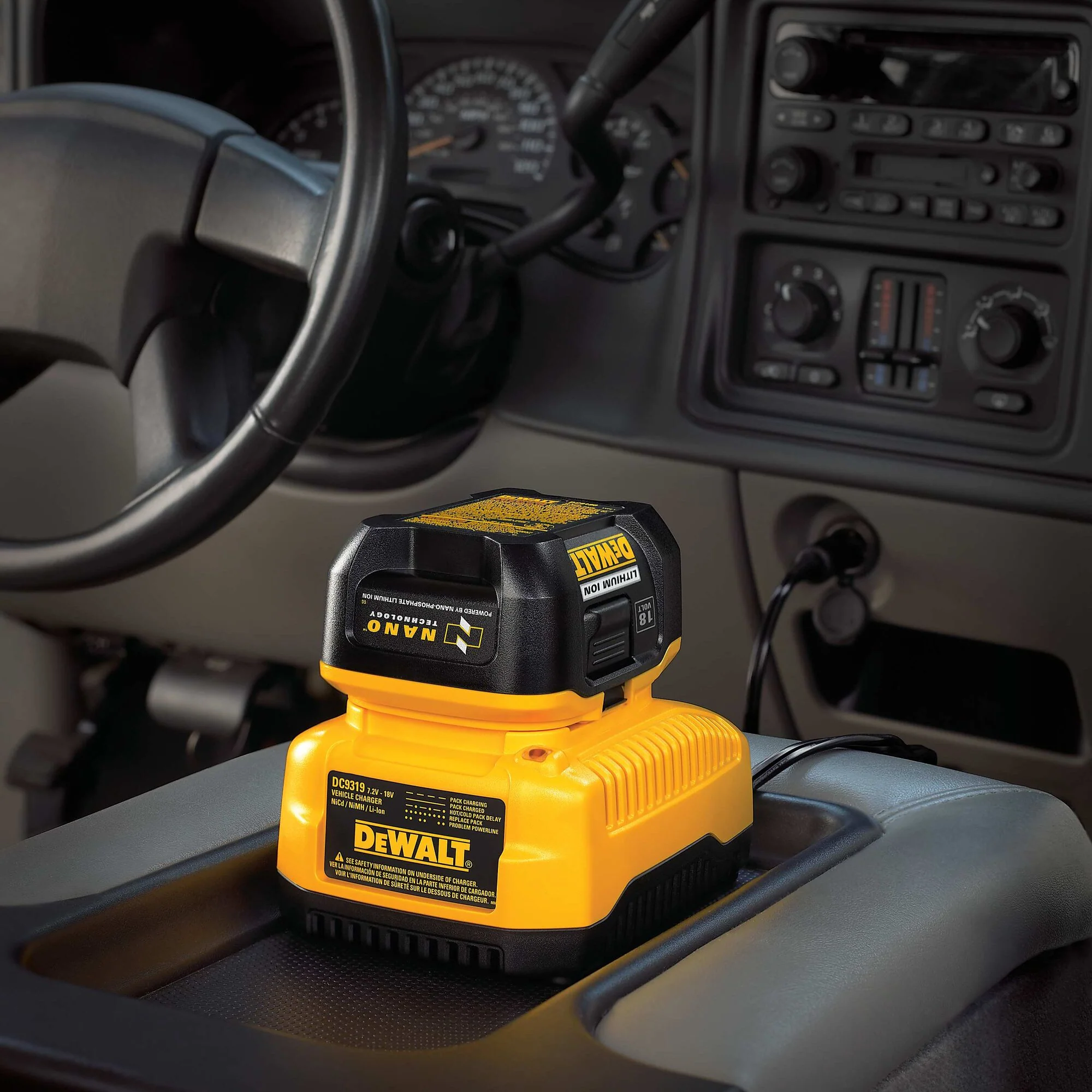 DeWalt 1 Hour Vehicle Charger 7.2V-18V - Image 3