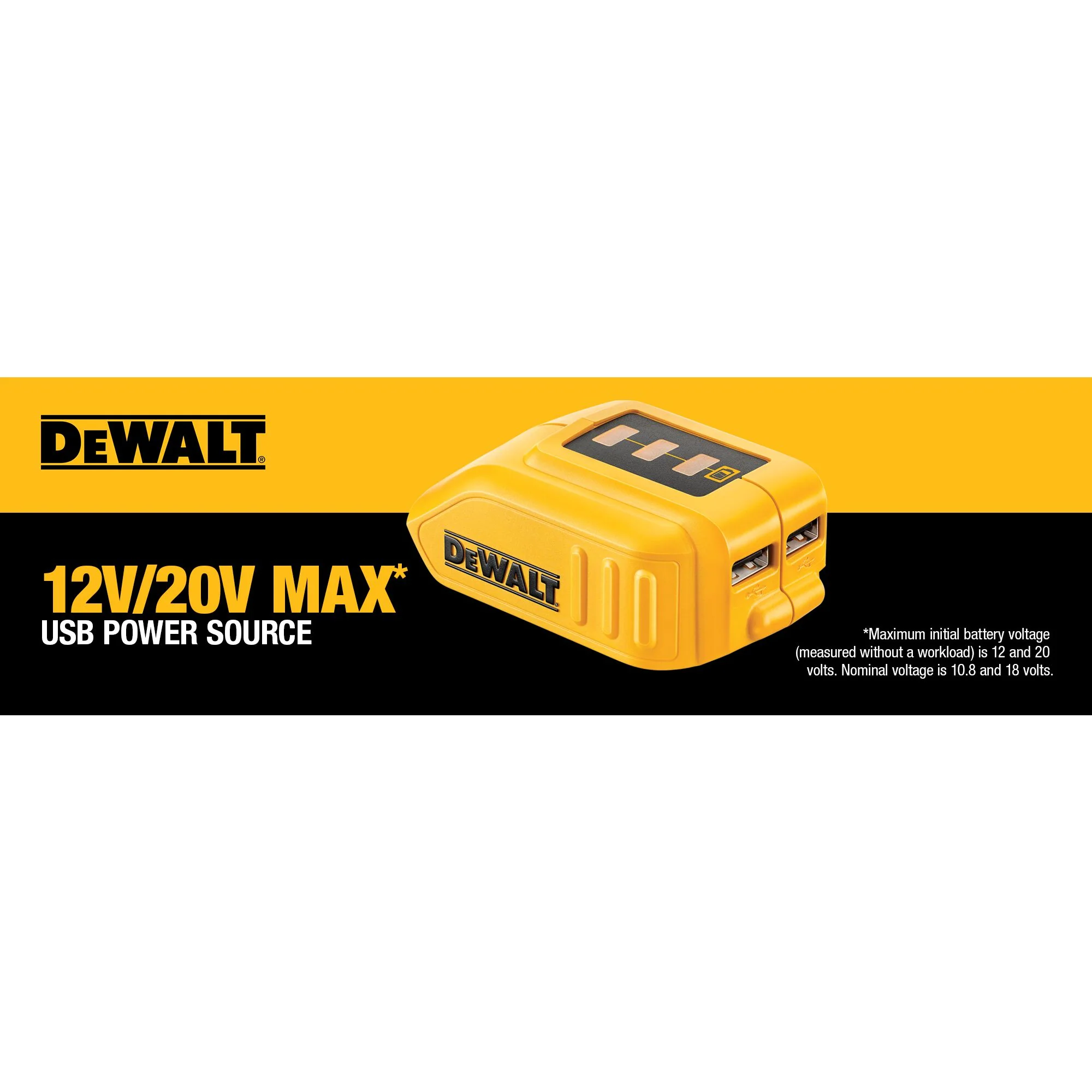 DeWalt 12V/20V USB Power Source - Image 12