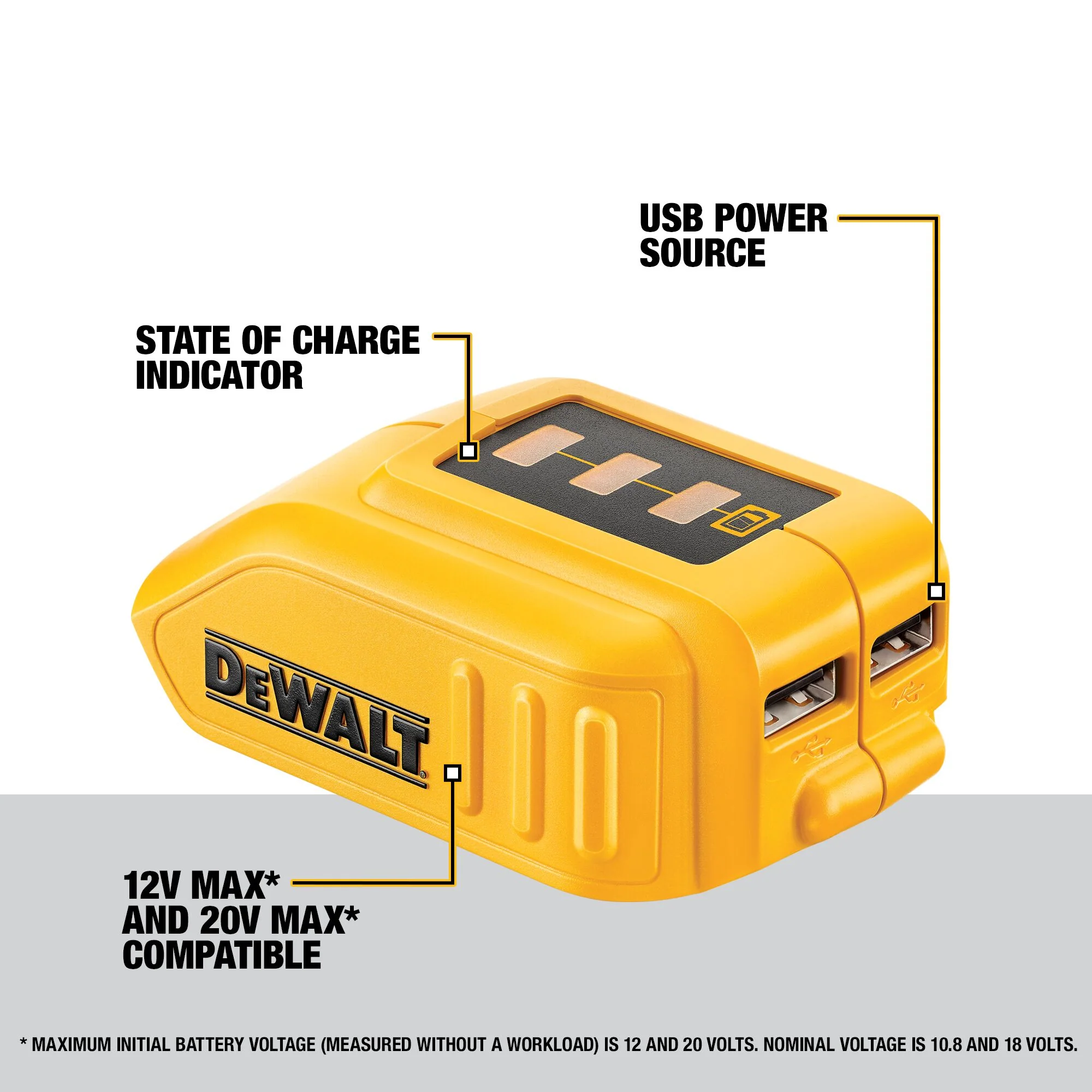 DeWalt 12V/20V USB Power Source - Image 9